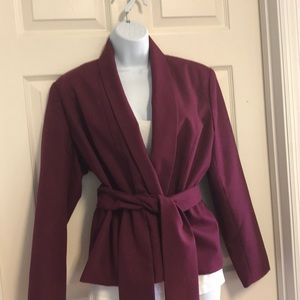 Plum tobacco jacket lightly worn